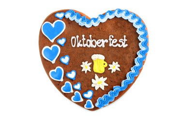 Oktoberfest gingerbread kalp