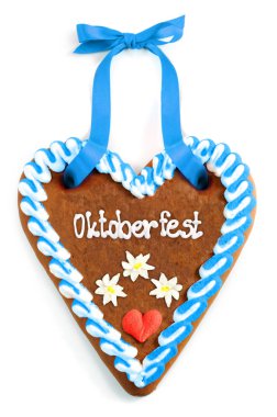 Oktoberfest gingerbread kalp