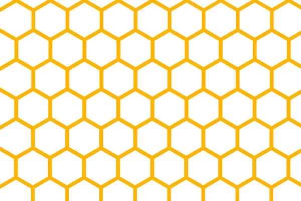 白い背景の上の蜂蜜櫛図 — ストック写真