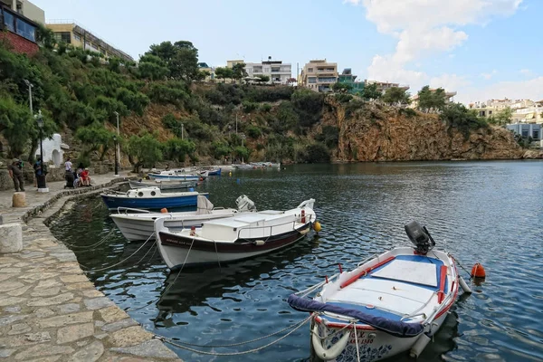 Panoráma města Agios Nikolaos Kréty — Stock fotografie