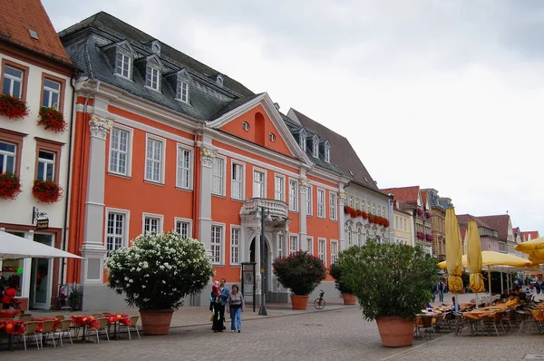 Speyeri városkép, a történelmi belváros és a házak. — Stock Fotó