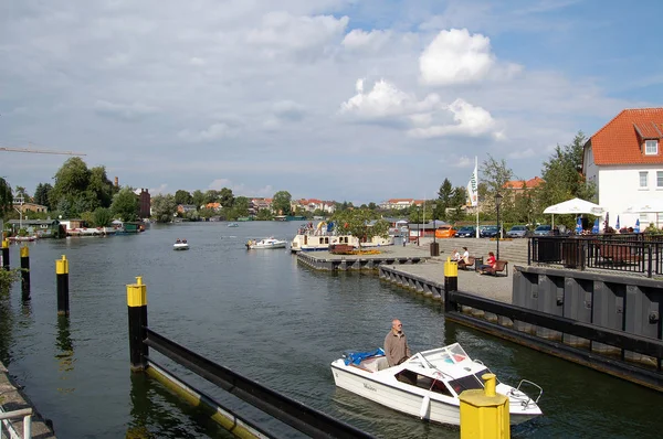 Paisaje urbano de Malchow en Mecklemburgo-Vorpommern . — Foto de Stock