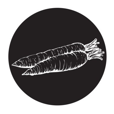 havuç daire tek renkli