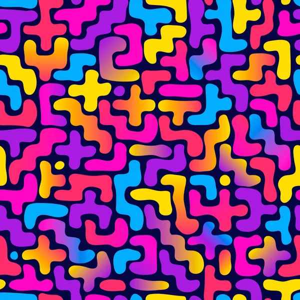 Yuvarlak şekiller ile renkli çocuk tasarım. Vektör.