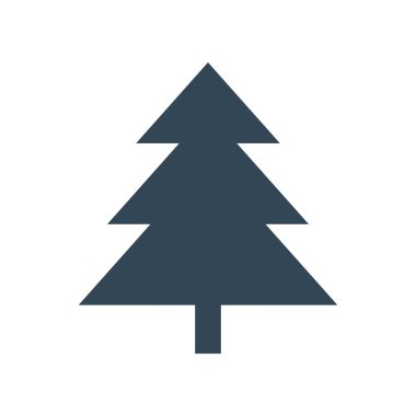 Simge Noel ağacı. Vektör.