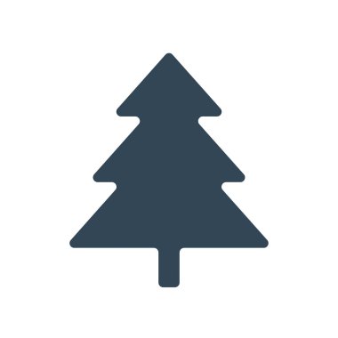 Simge Noel ağacı. Vektör.