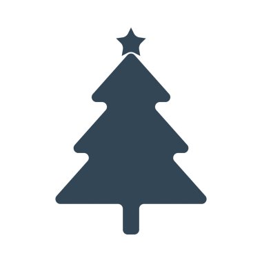 Simge Noel ağacı. Vektör.