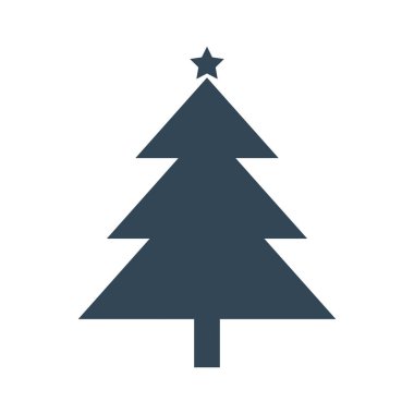 Simge Noel ağacı. Vektör.