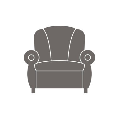 Simge RECLINER, vektör çizim.