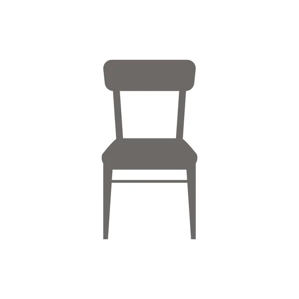Icono de la silla, vector de ilustración . — Archivo Imágenes Vectoriales