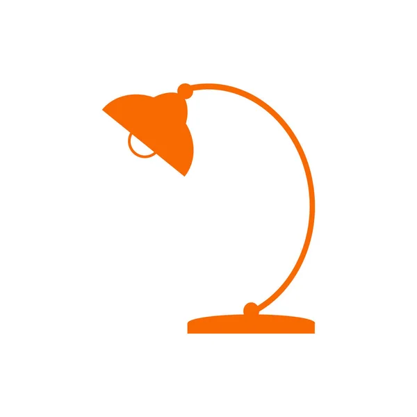 Icona lampada da tavolo, illustrazione vettoriale . — Vettoriale Stock
