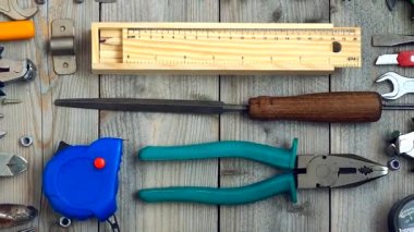 Katta, üstten görünüm araçlar kümesi. 