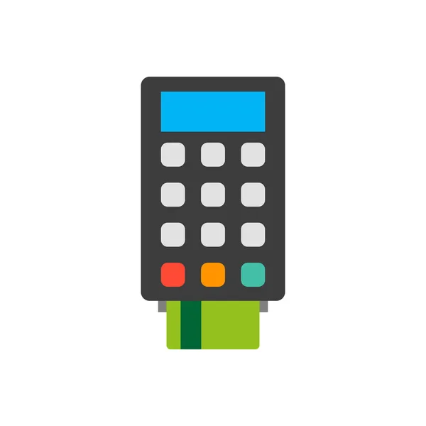 Icon: terminal for payment by credit card. vector. — Stock Vector
