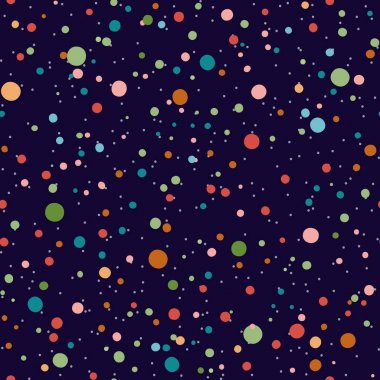 Konfeti uçan ile arka plan sorunsuz. Vektör.