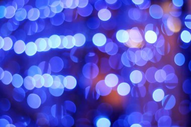 Festival arka plan bulanık Mavi ışıklar ile.