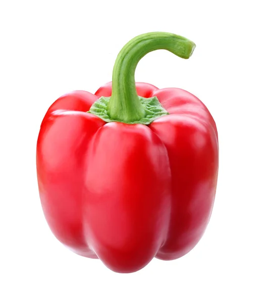 Red bell pepper, isolated on a white background. — Stock Photo, Image