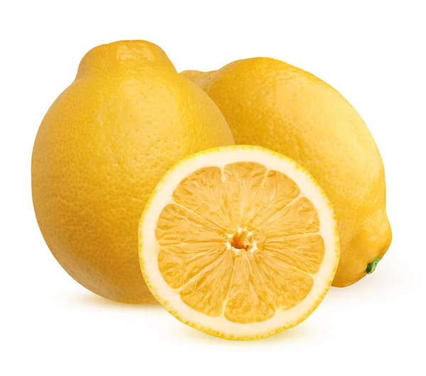 Lemon, isolated on a white background. — Stock Photo, Image
