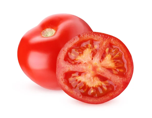 Tomate isoliert auf weißem Hintergrund. — Stockfoto