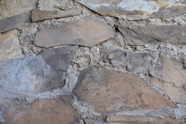 Eski mermer kiremitler. Yakın plan.