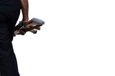 Güvenlik görevlisi Ak-47