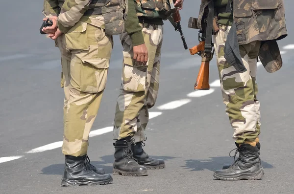 Uma equipa de militares — Fotografia de Stock