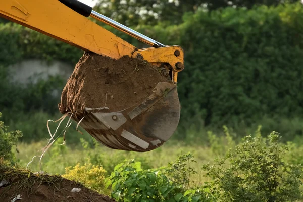 Excavator is working — Stock Photo, Image