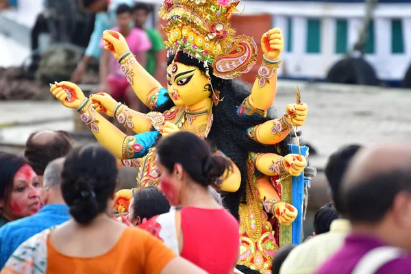 Immerse goddess Durga — Stock Photo, Image