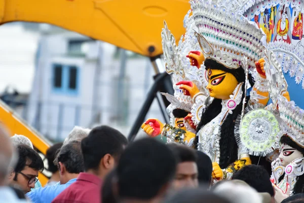 Onderdompelen van godin Durga — Stockfoto