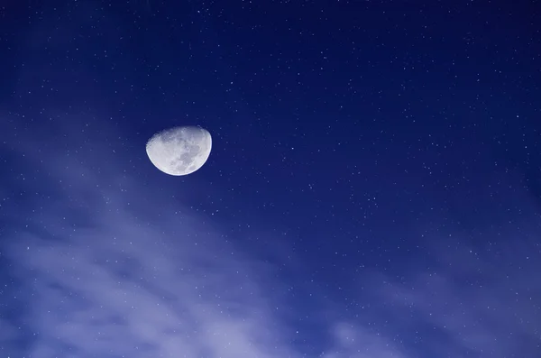 Hold az égen — Stock Fotó