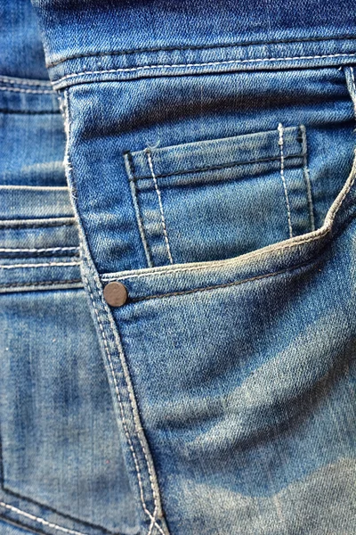 Bolsillo en jeans —  Fotos de Stock