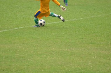 Kick futbol topu için gidiş