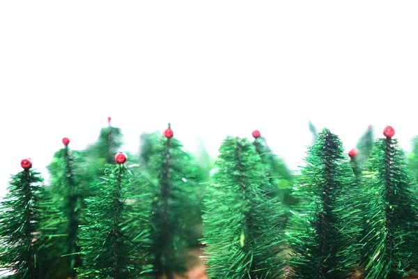 Kerstboom in wit — Stockfoto