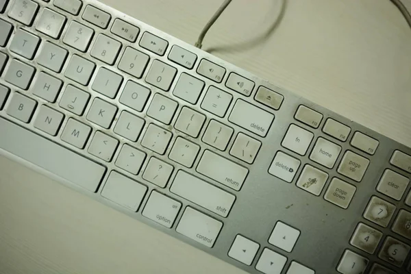 Close-up do teclado computadorizado — Fotografia de Stock