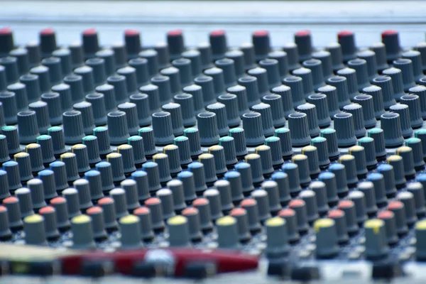 Misturador Áudio Equipamento Música Concerto Vivo — Fotografia de Stock