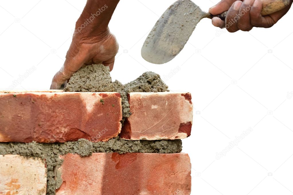build up a brick wall 