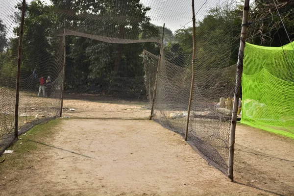 Prázdné kriketové hřiště — Stock fotografie