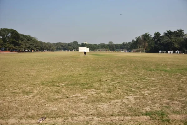 Garçons jouant au cricket — Photo