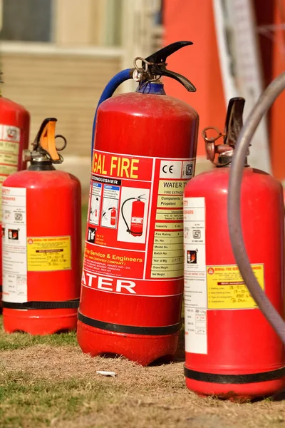 Extintores Incêndio Para Segurança — Fotografia de Stock