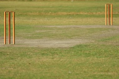 Boş kriket pitch 