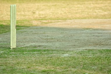 Boş kriket pitch 