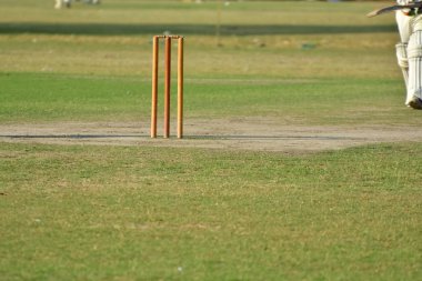 Kriket maçı oynuyordu.