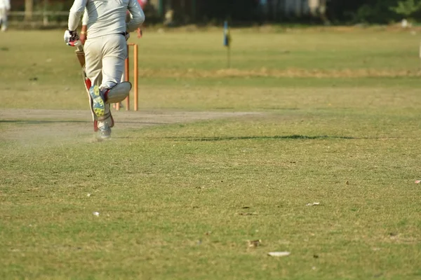Ragazzi che giocano a cricket — Foto Stock
