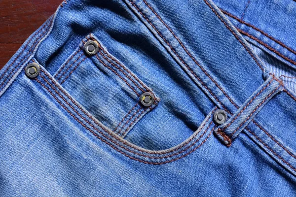 Сині джинси тканина — стокове фото