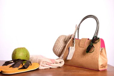 plaj seyahat için donatım 