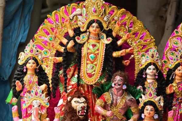 Durga Puja-festivalen – stockfoto
