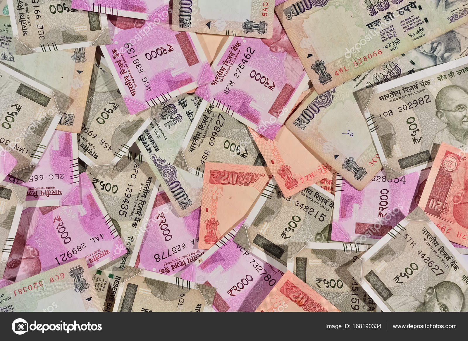 Indian money background Stock Photo by ©sbhaumik 168190334
