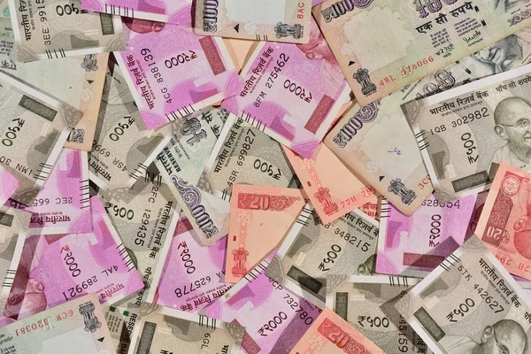 Indyjski pieniądze tło — Zdjęcie stockowe