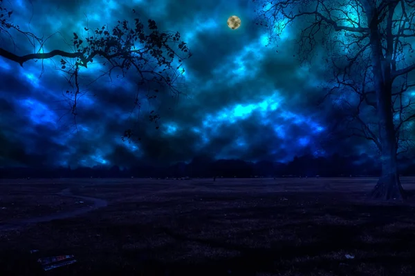 Night Background Sky Photo Generated Camera Photo Using Image Processing — Stock Photo, Image