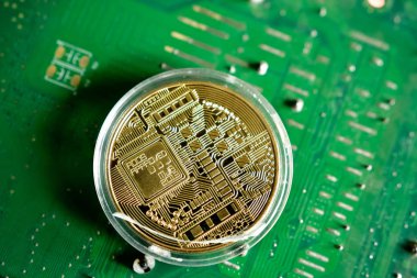 bitcoin elektrik devresi arka plan üzerinde