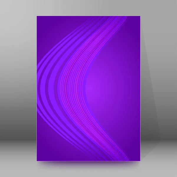 Hintergrundbericht Broschüre Deckblätter a4 style abstract glow04 — Stockvektor